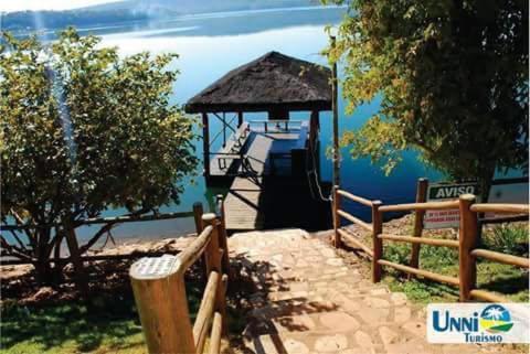 Aldeia Do Lago C204- Com Cozinha , Churrasqueira E Bebidas Liberadas No Parque Aquatico, Internet Banda Larga, Ponto Recarga De Carro Eletrico Калдас-Новас Екстер'єр фото